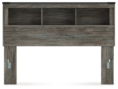 Ashley Frandern Gray Queen Bookcase Headboard