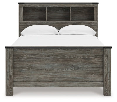 Ashley Frandern Gray Full Bookcase Panel Bed