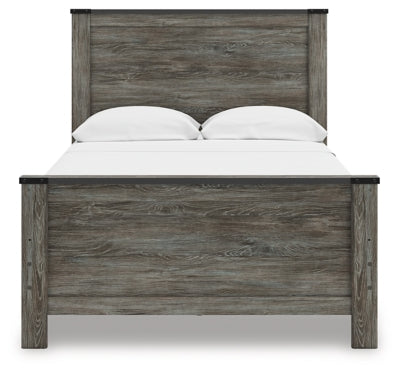 Ashley Frandern Black Gray Full Panel Bed