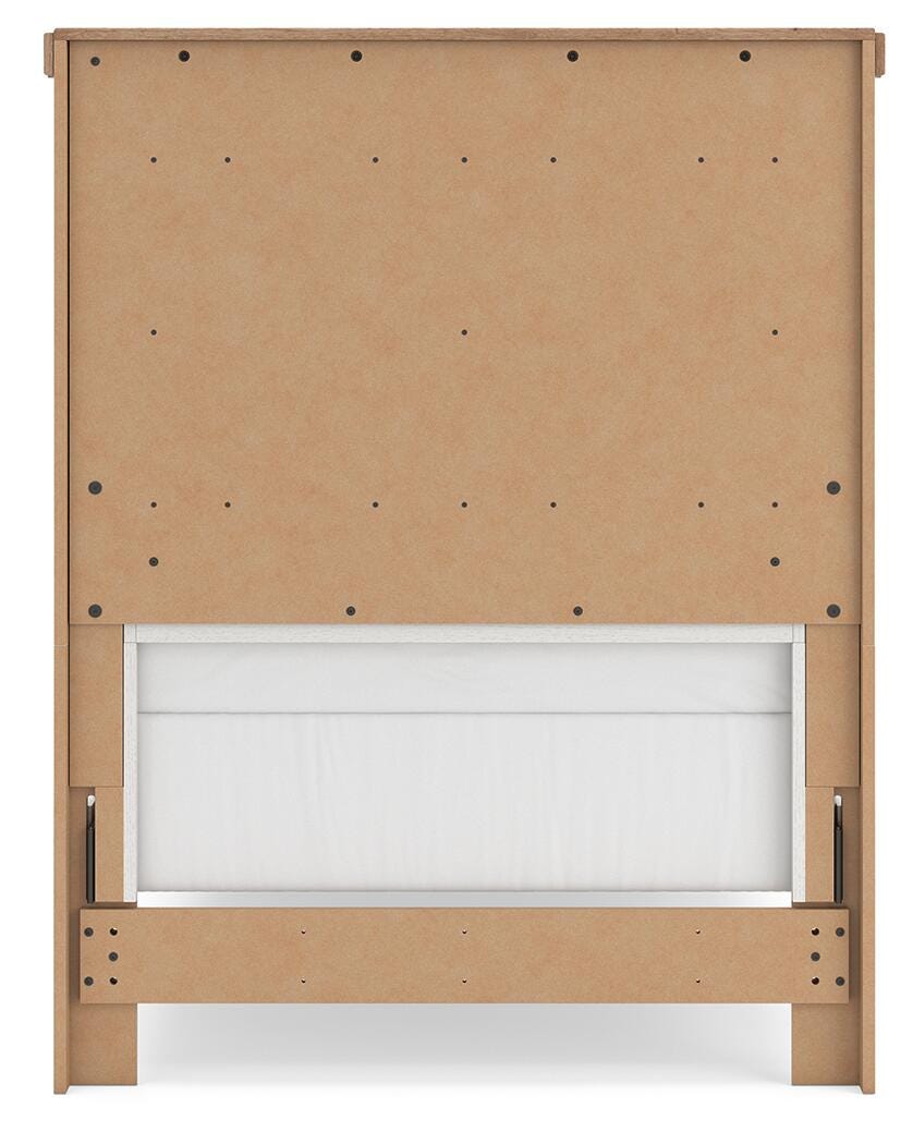 Benchcraft Savonport White Brown Twin Panel Bed