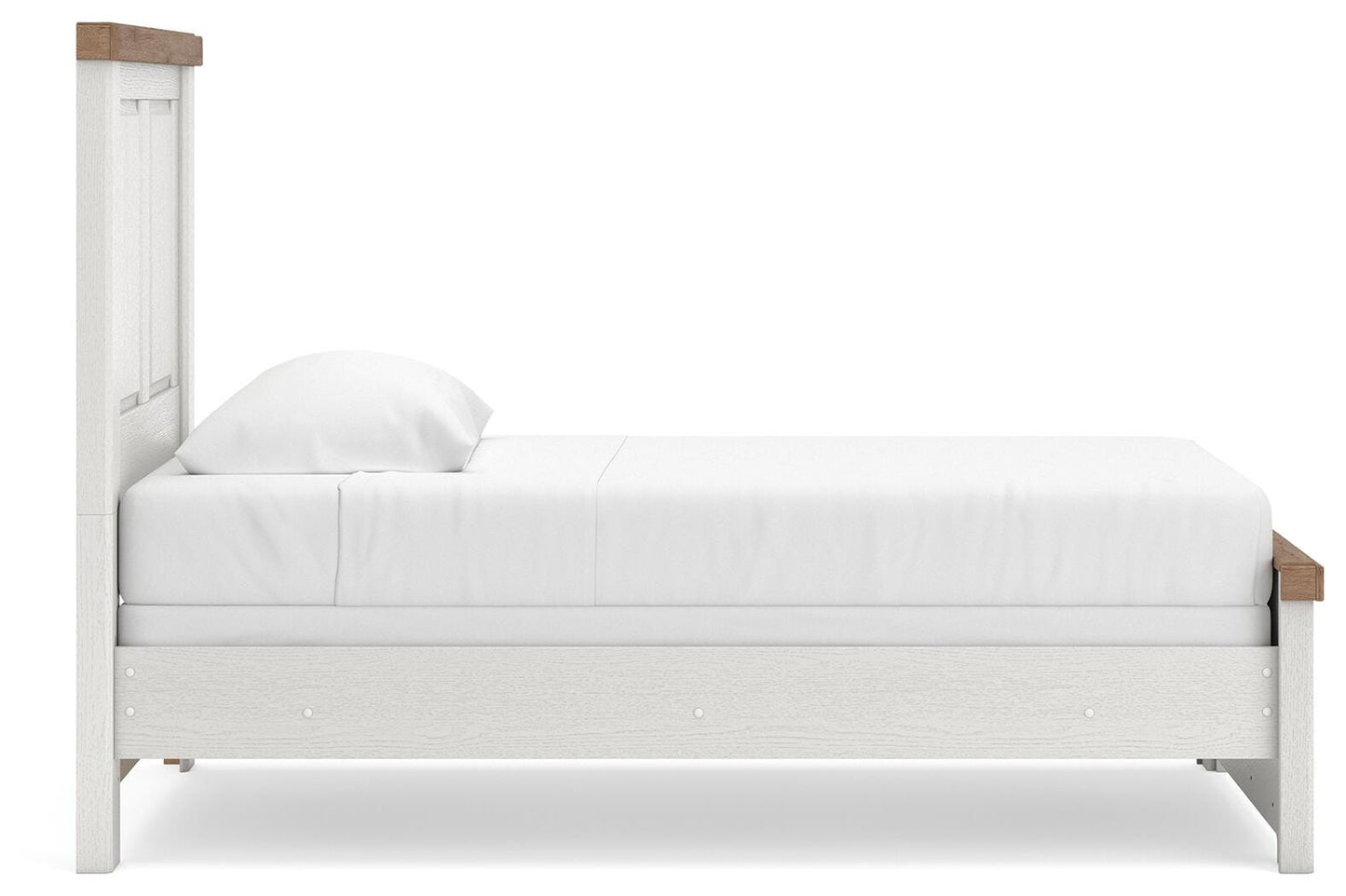 Benchcraft Savonport White Brown Twin Panel Bed