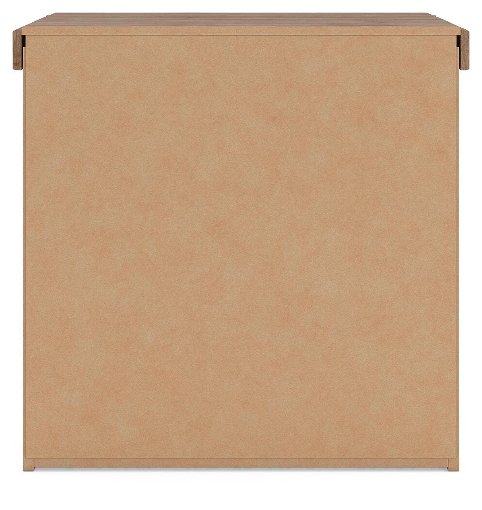 Benchcraft Savonport White Brown Nightstand
