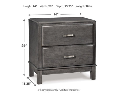 Ashley Caitbrook Gray Nightstand