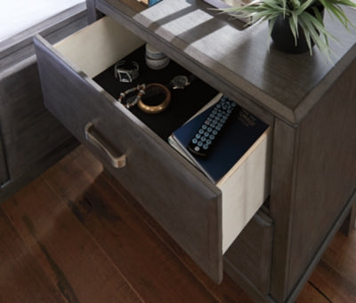 Ashley Caitbrook Gray Nightstand