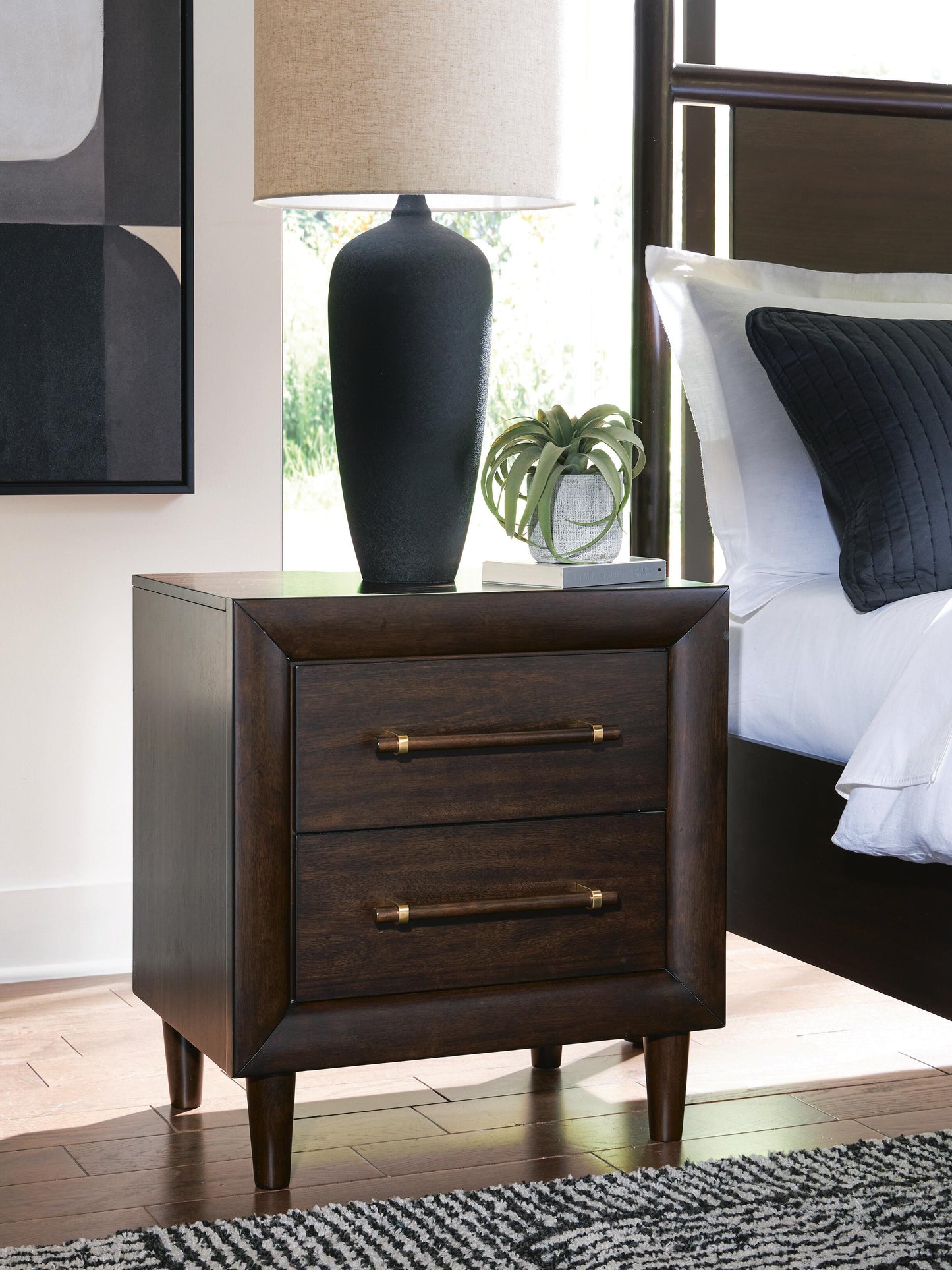 Benchcraft Dantenton Merlot Nightstand