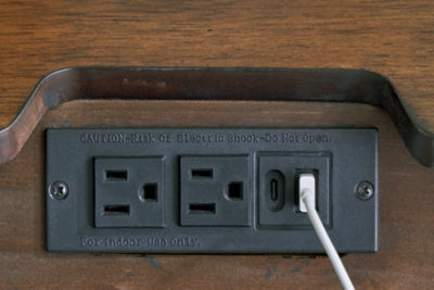 Ashley Lyncott Brown Nightstand