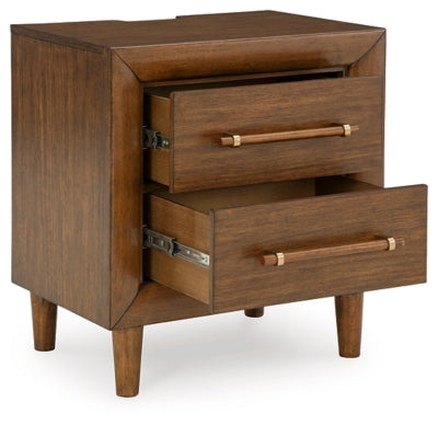 Ashley Lyncott Brown Nightstand