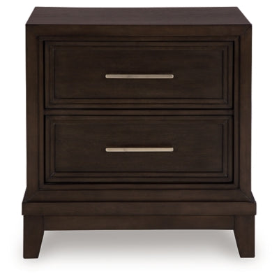 Ashley Neymorton Dark Grayish Brown Nightstand