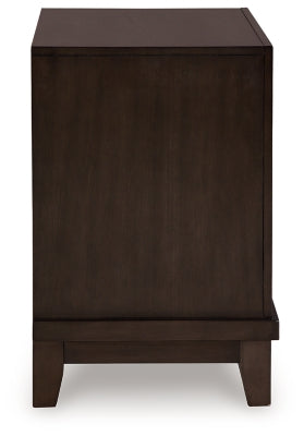 Ashley Neymorton Dark Grayish Brown Nightstand