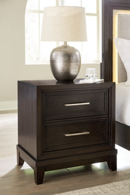 Ashley Neymorton Dark Grayish Brown Nightstand