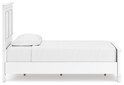 Ashley Fortman White Twin Panel Bed