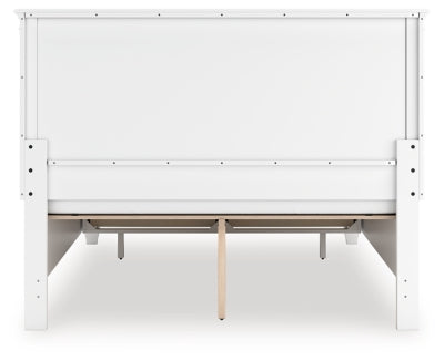 Ashley Fortman White Queen Panel Storage Bed