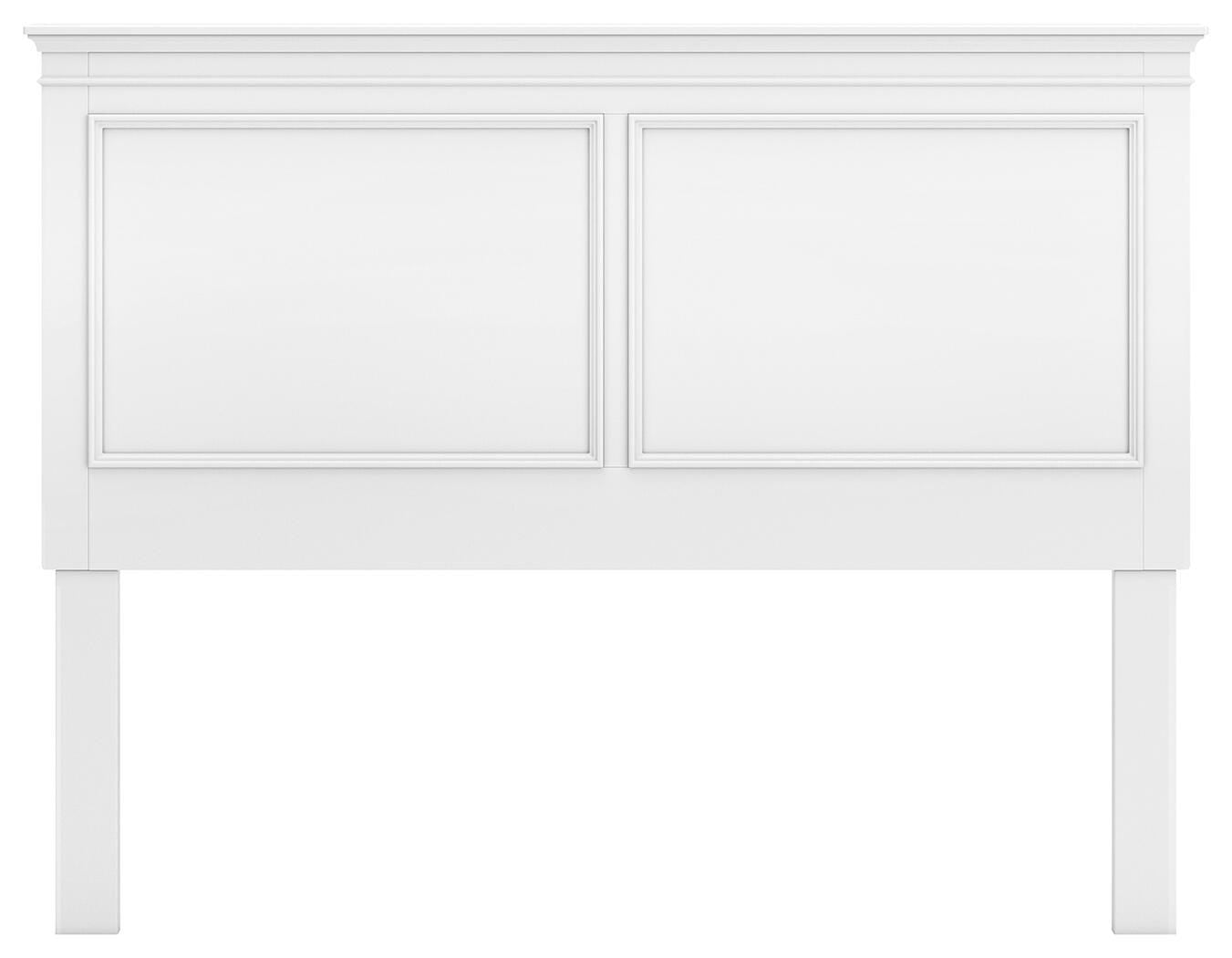Ashley Fortman White Queen Panel Headboard