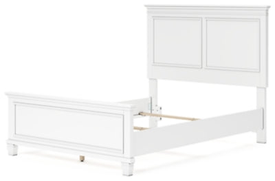Ashley Fortman White Full Panel Bed
