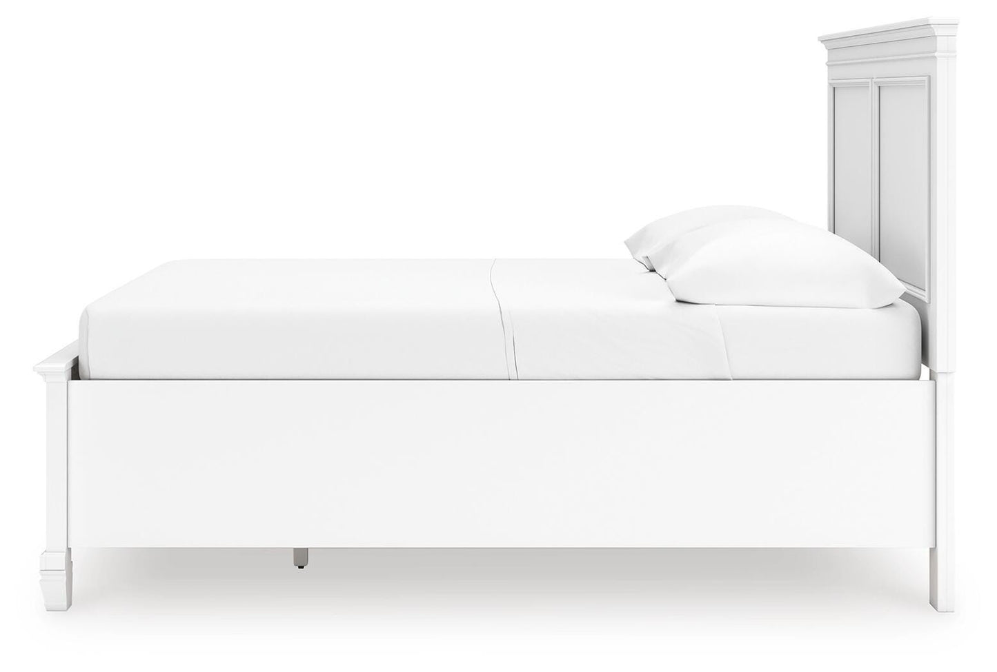 Ashley Fortman White Full Panel Storage Bed
