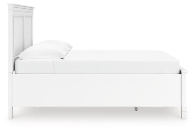 Ashley Fortman White Full Panel Storage Bed