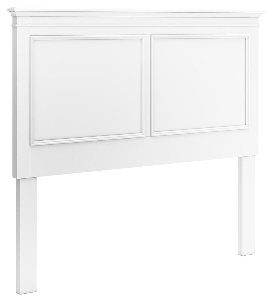 Ashley Fortman White Full Panel Headboard