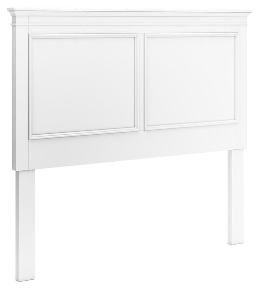 Ashley Fortman White Full Panel Headboard