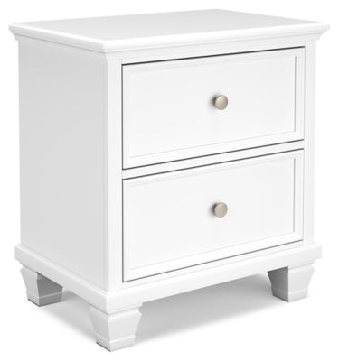 Ashley Fortman White Nightstand