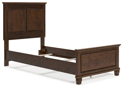 Ashley Danabrin Brown Twin Panel Bed