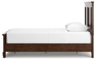 Ashley Danabrin Brown Twin Panel Bed