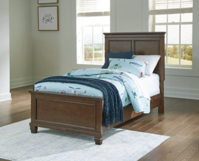 Ashley Danabrin Brown Twin Panel Bed