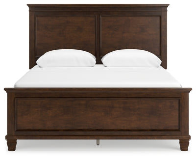 Ashley Danabrin Brown Queen Panel Bed
