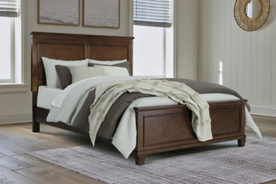 Ashley Danabrin Brown Queen Panel Bed
