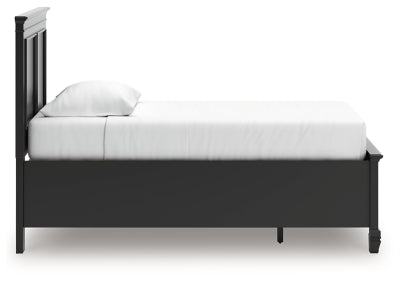 Ashley Lanolee Black Twin Panel Storage Bed