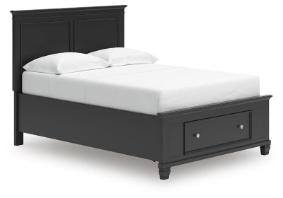 Ashley Lanolee Black Full Panel Storage Bed
