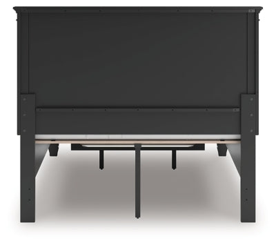 Ashley Lanolee Black Full Panel Storage Bed