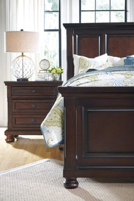 Ashley Porter Rustic Brown Nightstand