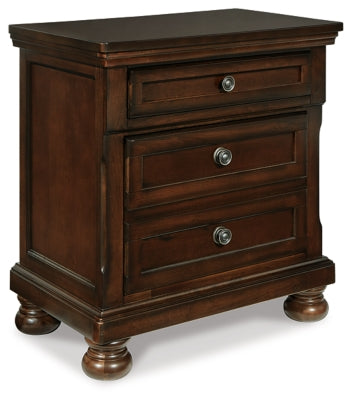 Ashley Porter Rustic Brown Nightstand