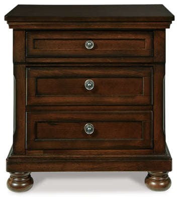 Ashley Porter Rustic Brown Nightstand