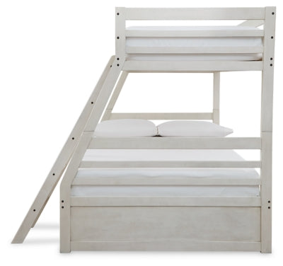 Ashley Robbinsdale Antique White Twin over Full Bunk Bed