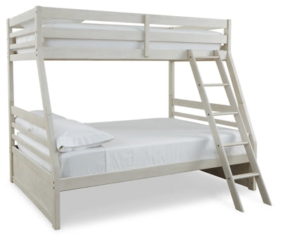 Ashley Robbinsdale Antique White Twin over Full Bunk Bed