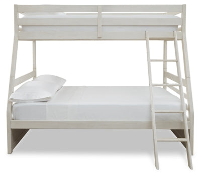 Ashley Robbinsdale Antique White Twin over Full Bunk Bed