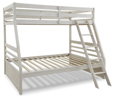 Ashley Robbinsdale Antique White Twin over Full Bunk Bed