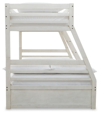 Ashley Robbinsdale Antique White Twin over Full Bunk Bed