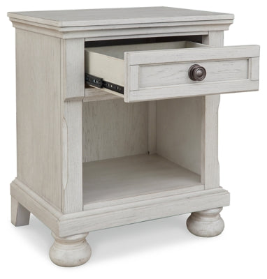 Ashley Robbinsdale Antique White Nightstand