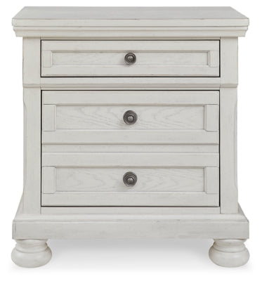 Ashley Robbinsdale Antique White 2 Drawer Nightstand