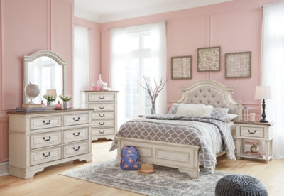 Ashley Realyn Chipped White Nightstand