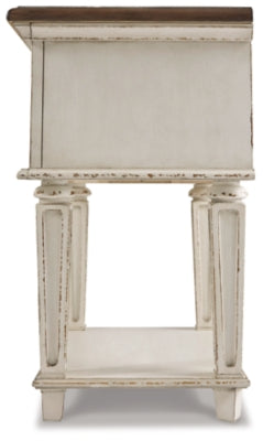 Ashley Realyn Chipped White Nightstand