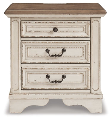 Ashley Realyn Two-tone Nightstand