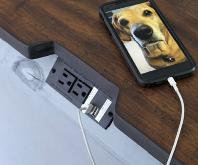 Ashley Lodenbay Antique Gray Brown Nightstand