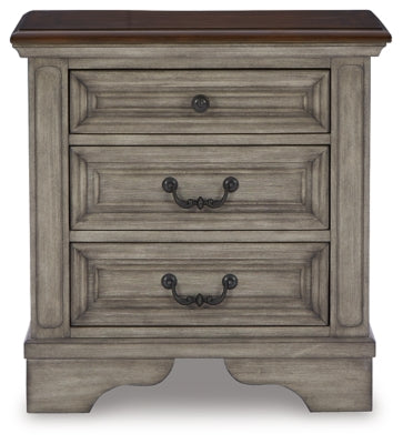 Ashley Lodenbay Antique Gray Brown Nightstand
