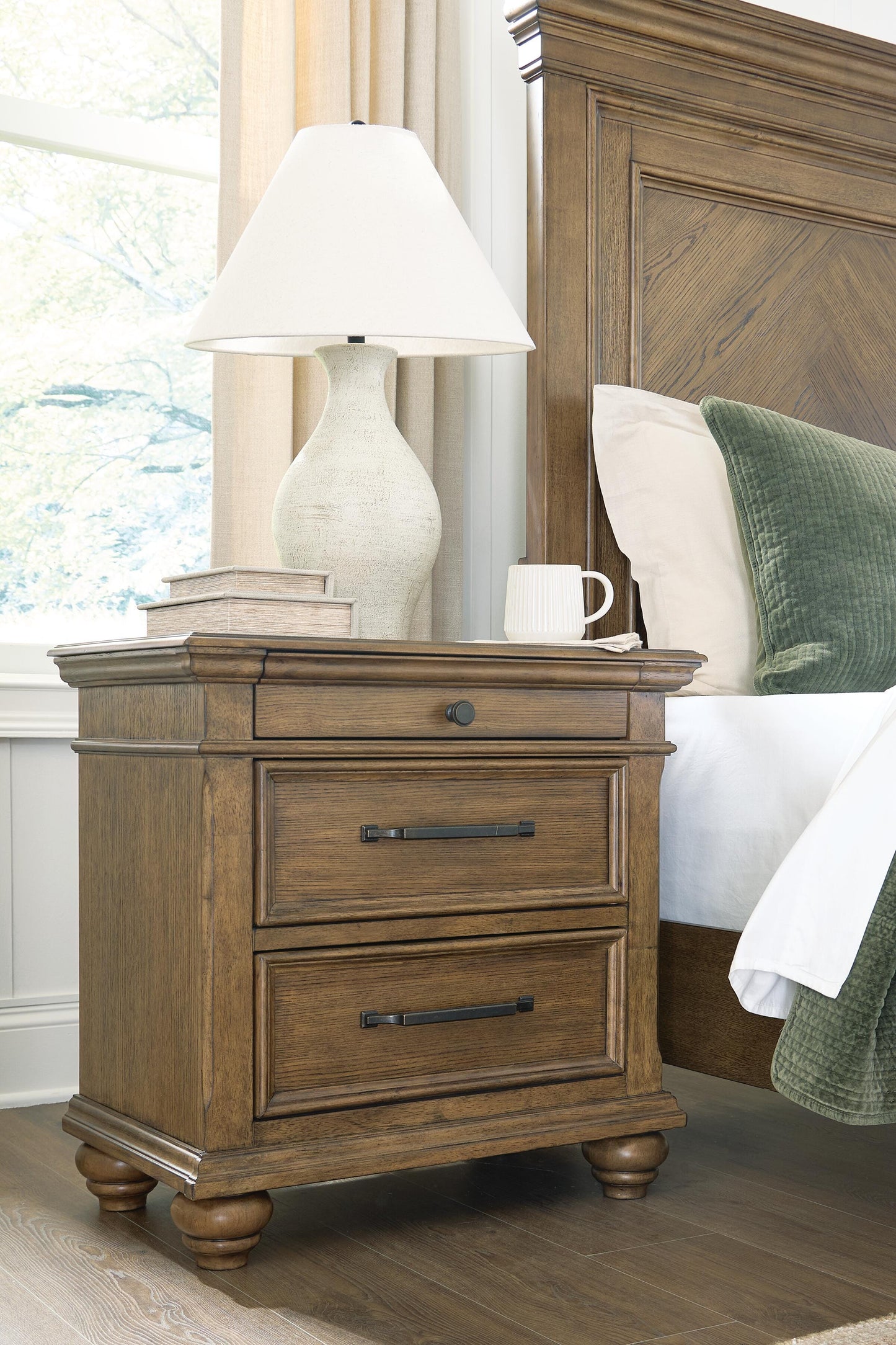 Ashley Waynely Medium Brown Nightstand