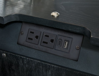 Ashley Rowanbeck Black Nightstand