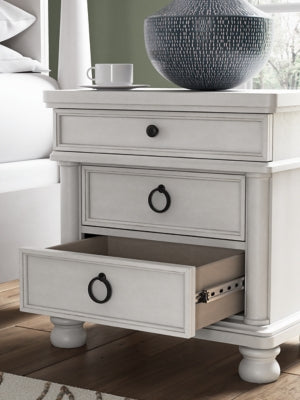 Ashley Chadworth Antique White Nightstand