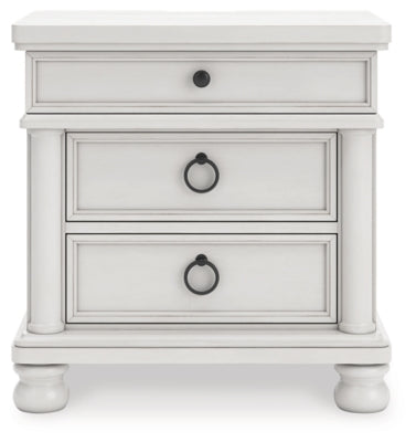 Ashley Chadworth Antique White Nightstand